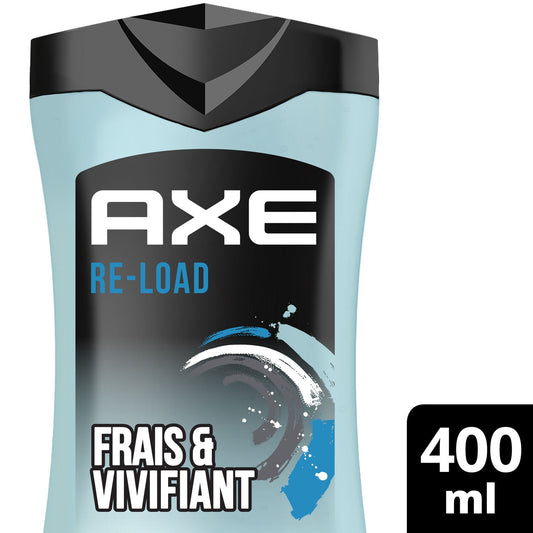 Gel Douche Homme 3en1 Re-Load Frais et Vivifiant AXE