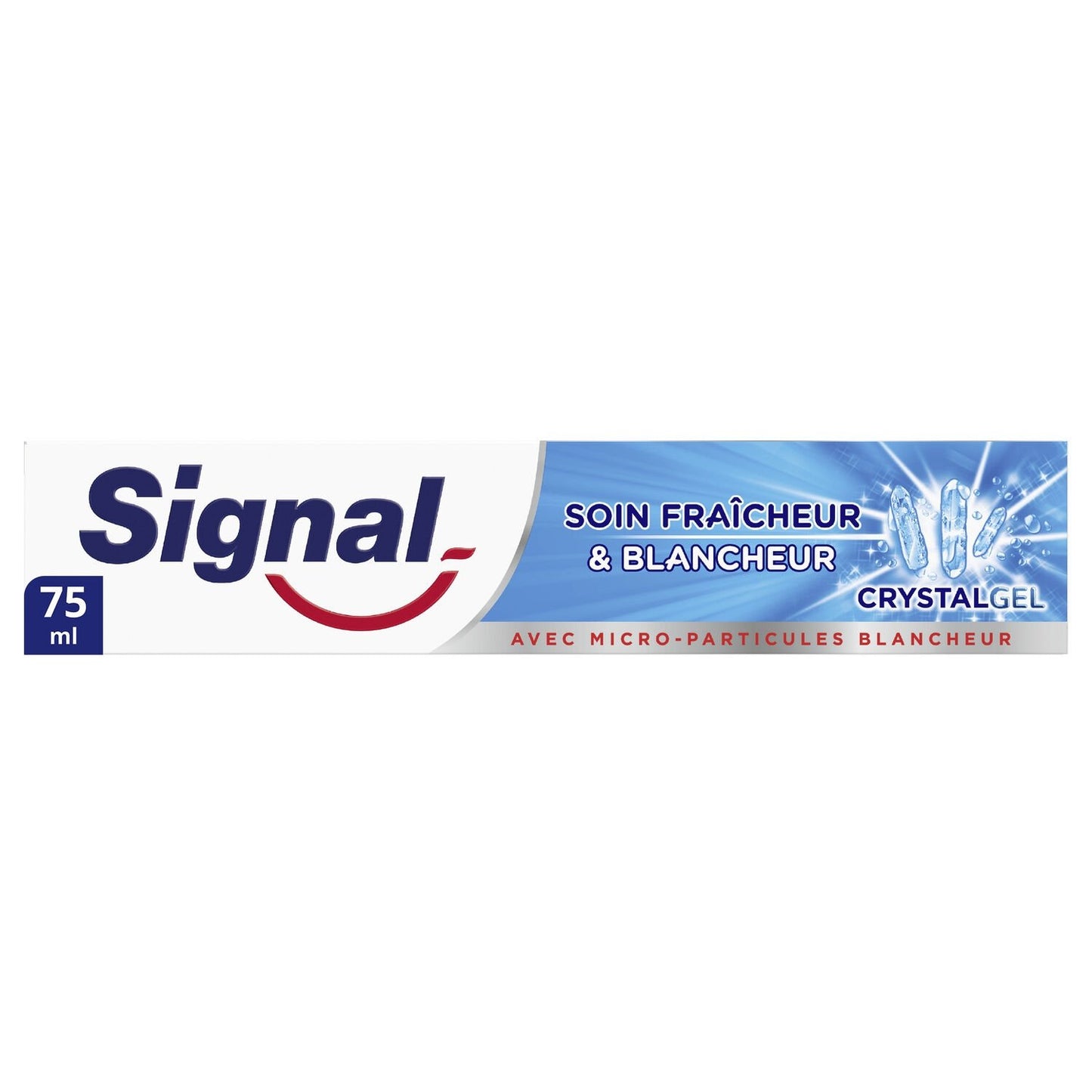 Dentifrice Soin Fraîcheur Blancheur Crystal Gel SIGNAL