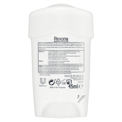 Déodorant Homme Anti-Transpirant Maximum Protection Clean Scent REXONA