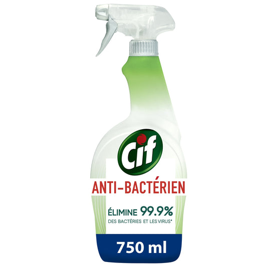 Nettoyant Ménager Multi-Usages Antibactérien Sans Javel CIF