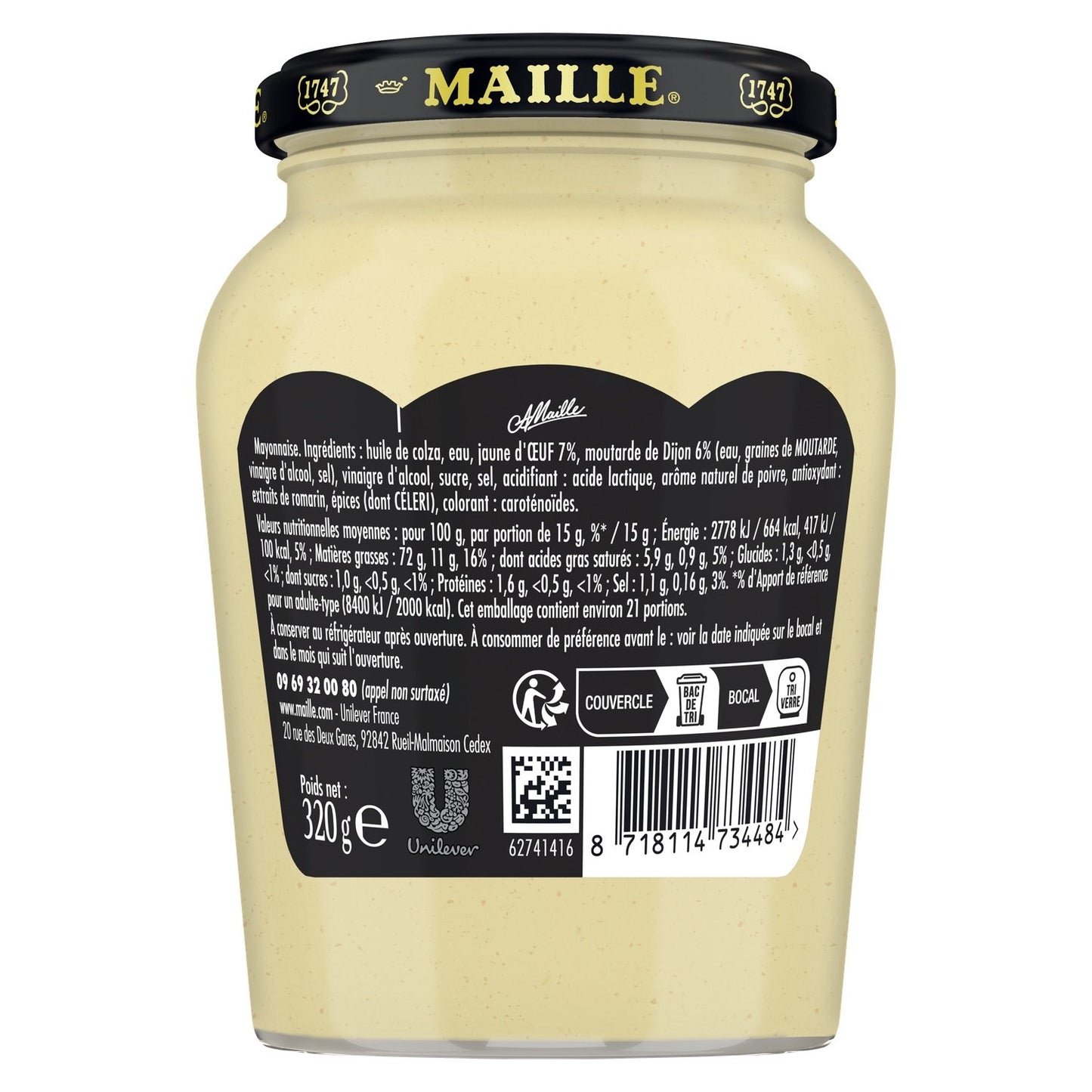 Fine Mayonnaise, Catering Quality, MAILLE