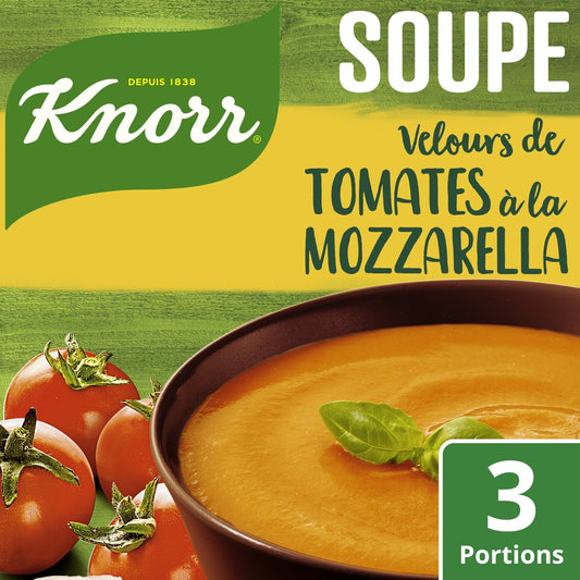 Soupe Dhydrate Tomates Mozzarella Basilic KNORR le sachet de 96 g