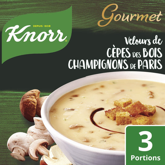 Soupe Déshydratée Velours de Cèpes KNORR le sachet de 91 g