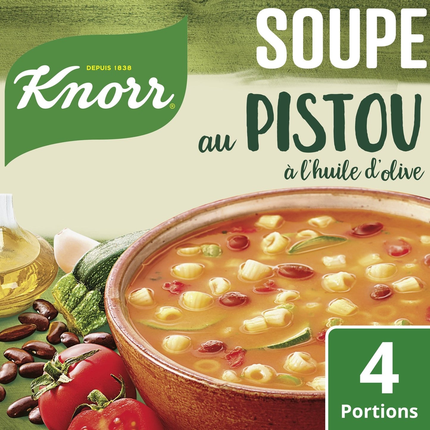 Soupe Déshydratée au Pistou et Huile d'Olive KNORR