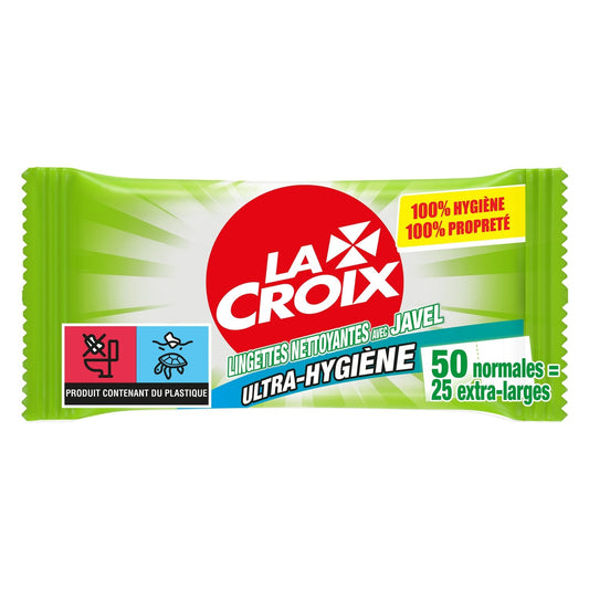 Lingette Nettoyantes avec Javel LA CROIX