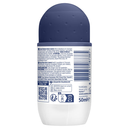 SANEX Dermo Active Control Antitranspirant Roll-On Deodorant für Männer
