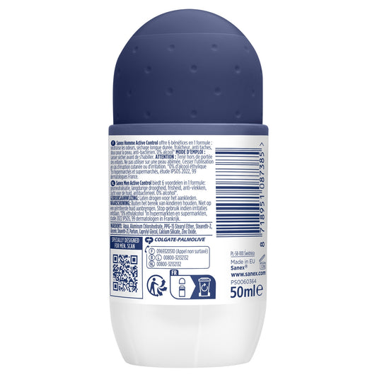 Déodorant Bille Homme Anti-Transpirant Dermo Active Control SANEX
