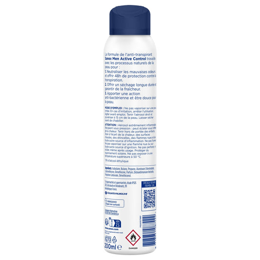 Déodorant Spray Homme Anti-Transpirant Active Control SANEX