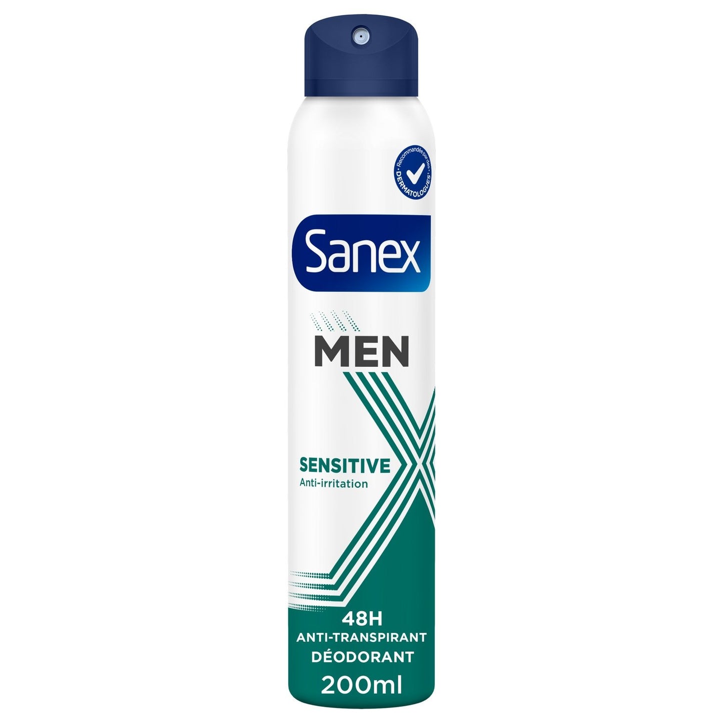 Déodorant Spray Homme Dermo Sensitive Hypoallergénique 0% Alcool SANEX MEN le spray