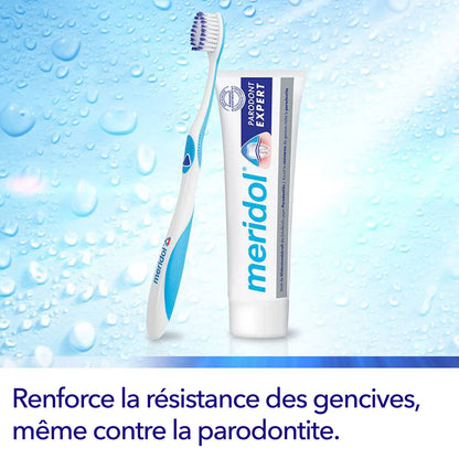 Brosse à Dents Extra Souple Gencives Sensibles MERIDOL