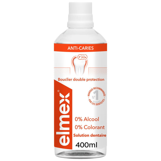 Bain de Bouche Goût Menthe ELMEX le flacon de 400mL