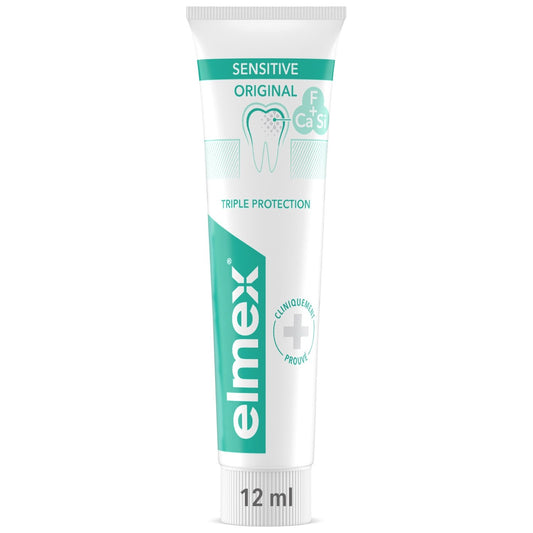 Dentifrice Dents Sensibles Voyage ELMEX les 2 tubes de 12mL