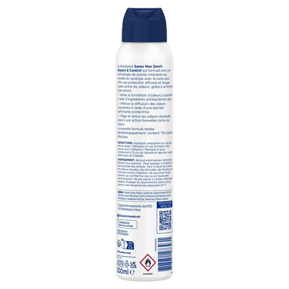 Déodorant Spray Homme Respect Control 0% SANEX MEN