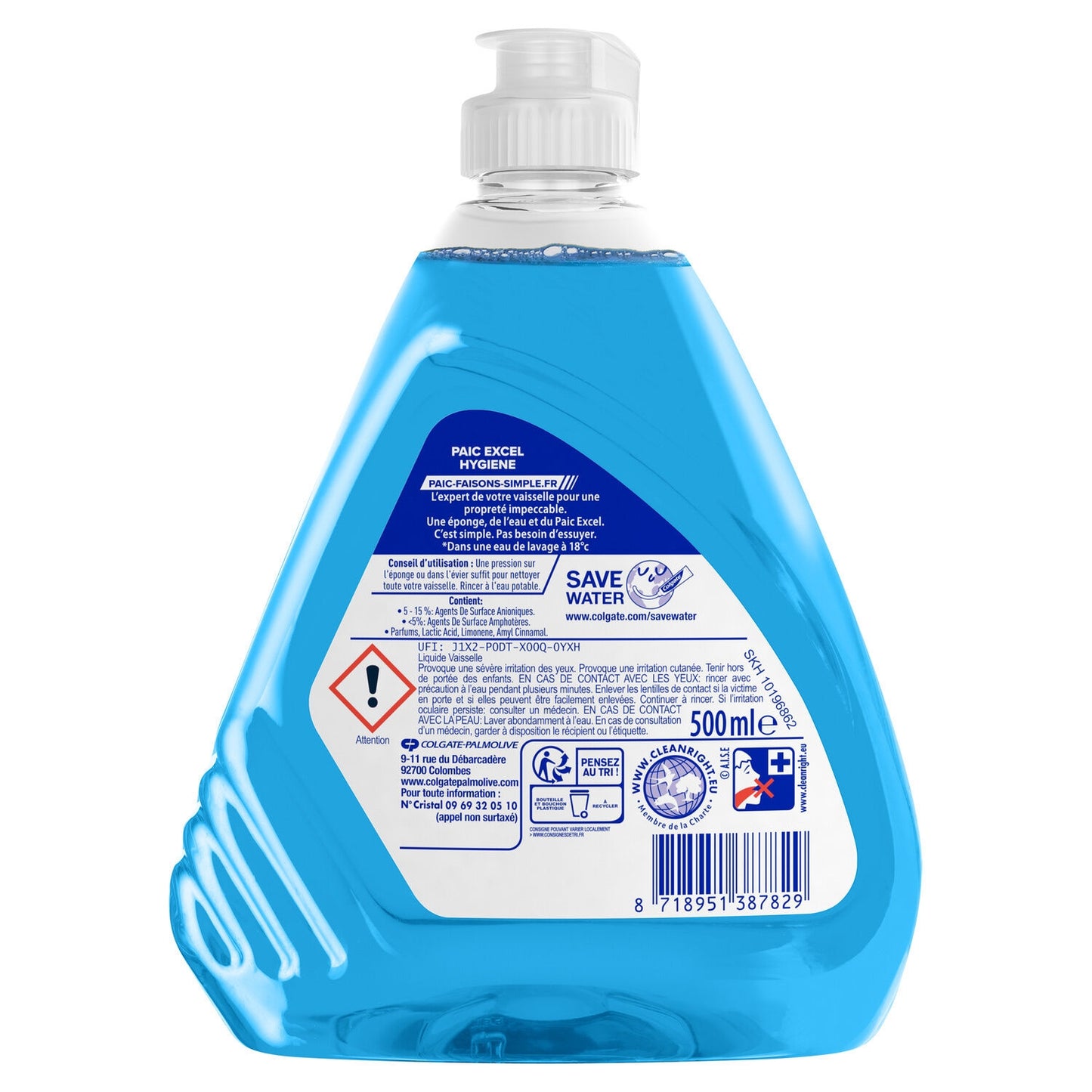 PAIC Hygiene Cold Active Dishwashing Liquid