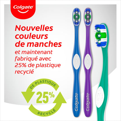 COLGATE 360° Whole Mouth Clean Soft Toothbrush with Smooth Bristles