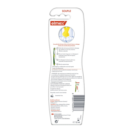 ELMEX Soft Toothbrush for Children 6-12 Years Anti-Cavity