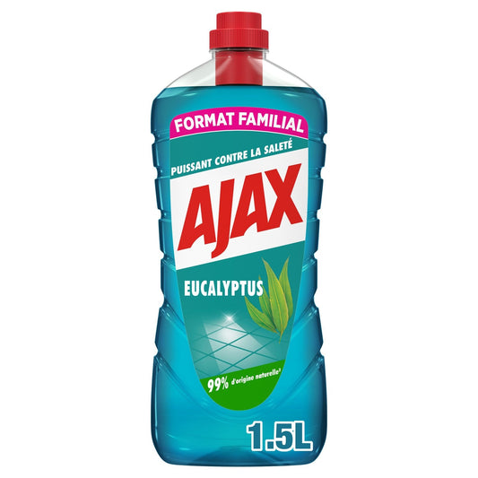 AJAX Umweltfreundlicher Eukalyptus-Haushaltsboden- und Mehrzweckreiniger reinigt die Luft