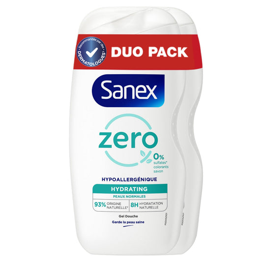 Gel Douche Sans Savon Zéro % Essential Peau Normale SANEX