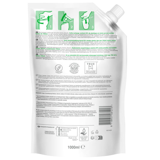 Gel Douche Hydratant Hypoallergénique Family SANEX