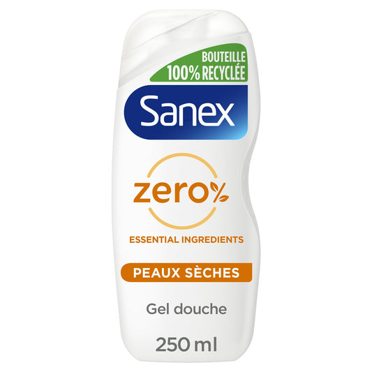 Gel Douche Zéro 0% Peaux Sèches Essential SANEX