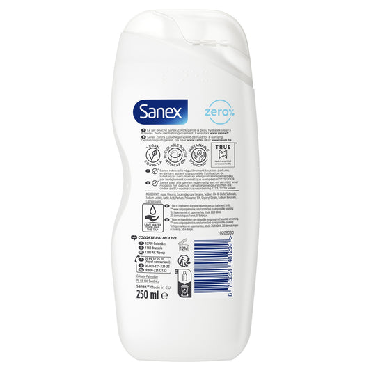 Gel Douche Zéro 0% Peaux Sèches Essential SANEX