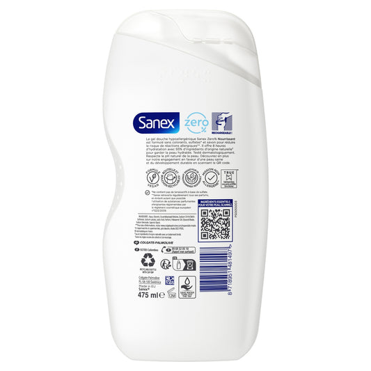 Gel Douche Hypoallergénique 0% Peaux Sèches SANEX