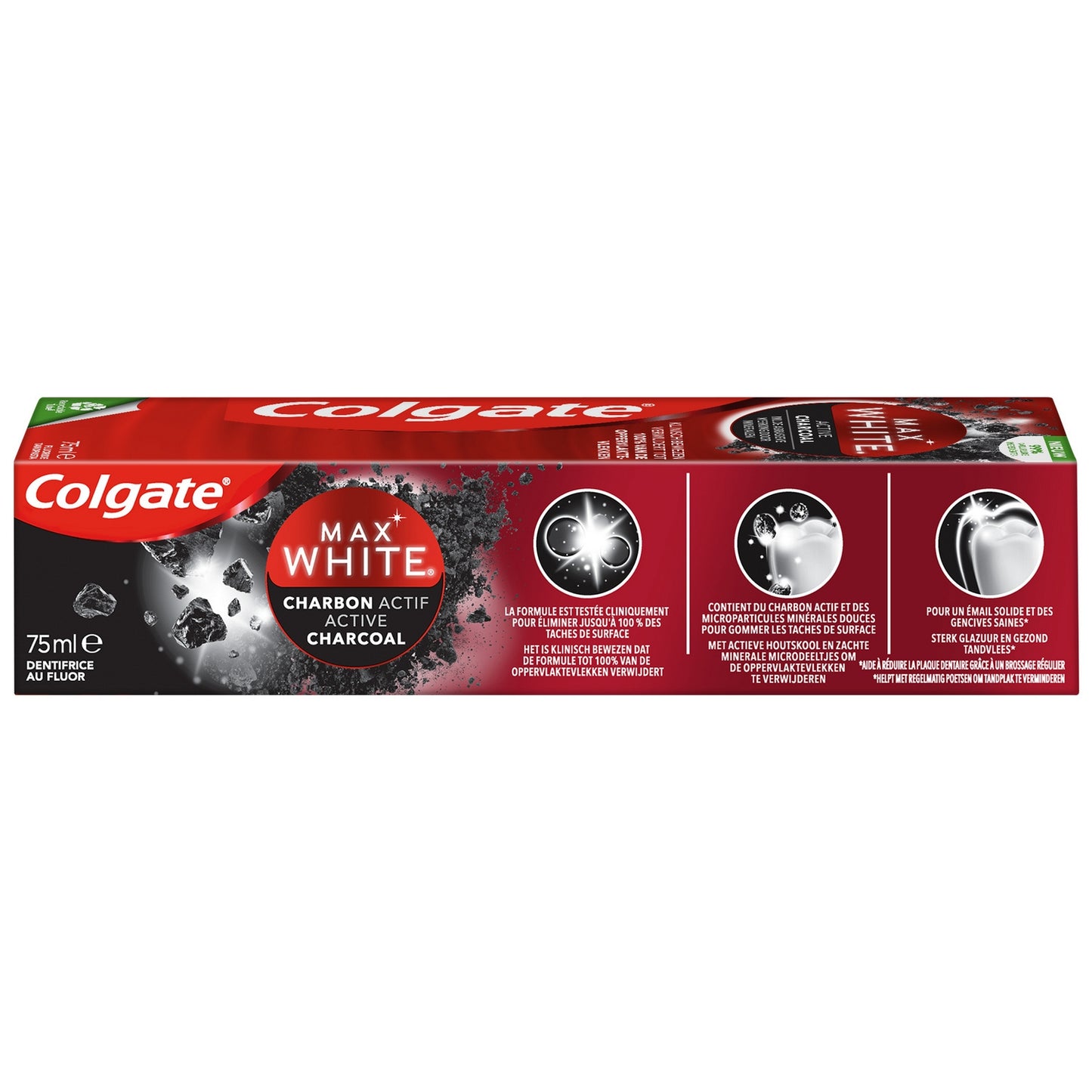 Dentifrice Blancheur Charbon Actif COLGATE