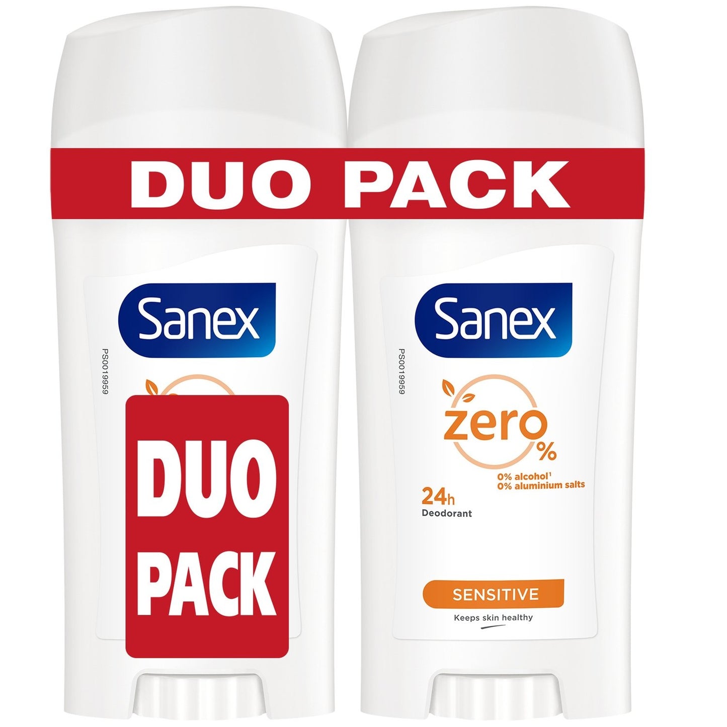 Déodorant Stick Zéro % Peau Sensible Sans Sels d'Aluminium SANEX