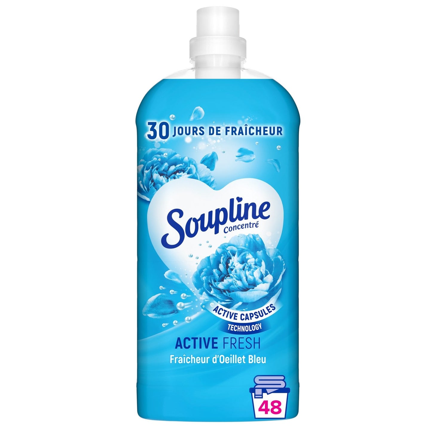 Adoucissant Concentré Œillet Bleu Active Fresh SOUPLINE