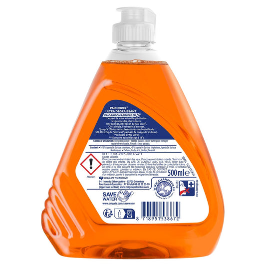 PAIC Excel² Ultra Degreasing Dishwashing Liquid