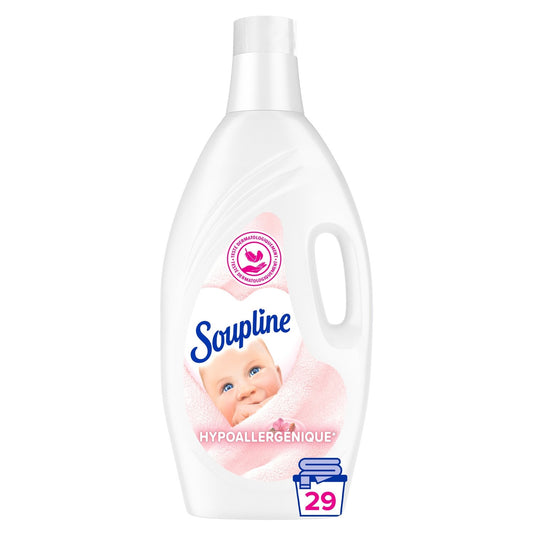 Adoucissant Bébé Hypoallergénique Amande Douce SOUPLINE le bidon de 1,9L