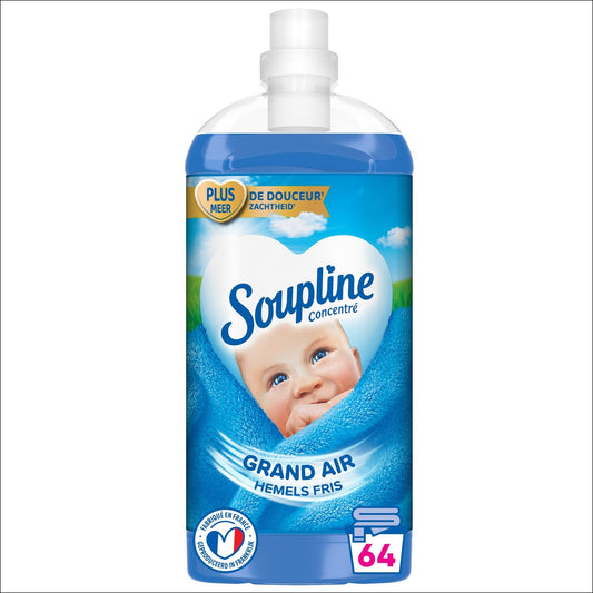 Adoucissant Concentré Grand Air SOUPLINE le bidon de 1,35L
