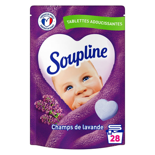 SOUPLINE Lavendelfelder Weichspülertabletten