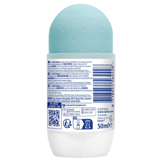 SANEX Dermo Active Freshness 48H Anti-Perspirant Roll-On Deodorant