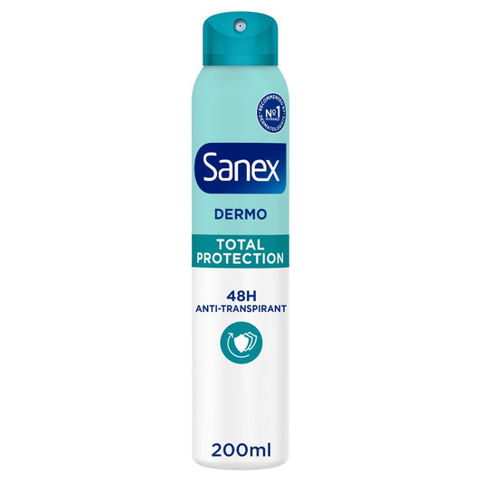 Déodorant Spray Anti-Transpirant Dermo Total Protection 48h SANEX le spray