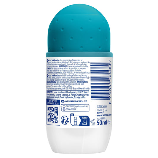 SANEX Dermo Total Protection 48H Anti-Perspirant Roll-On Deodorant