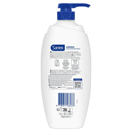 SANEX Moisturizing Shower Cream for Dry Skin with Extra Fat