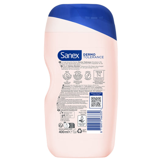 Soothing Shower Gel for Sensitive Skin Micellar Gel Dermotolerance SANEX
