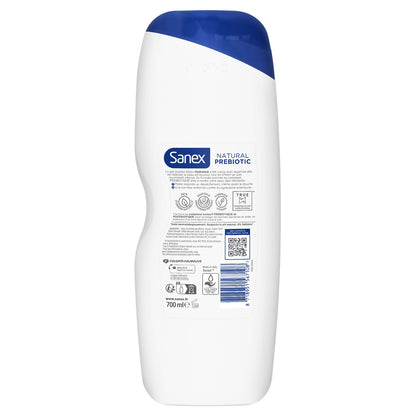 SANEX Natural Prebiotic Nourishing Moisturizing Shower Gel for Dry Skin