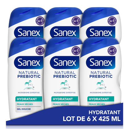 Moisturizing Shower Gel for Dry Skin Natural Prebiotic SANEX