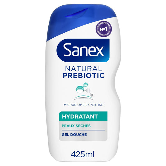 Moisturizing Shower Gel for Dry Skin Natural Prebiotic SANEX