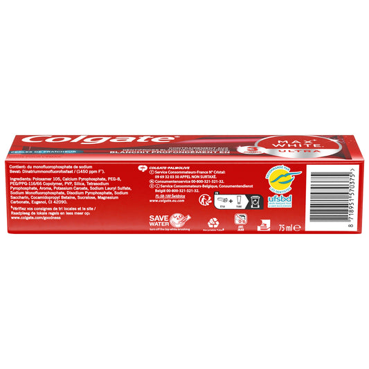 COLGATE Ultra Max White Fresh Pearl Whitening Toothpaste