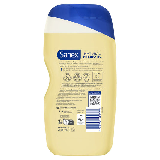 SANEX Natural Prebiotic Extra-Rich Shower Gel for Very Dry Skin