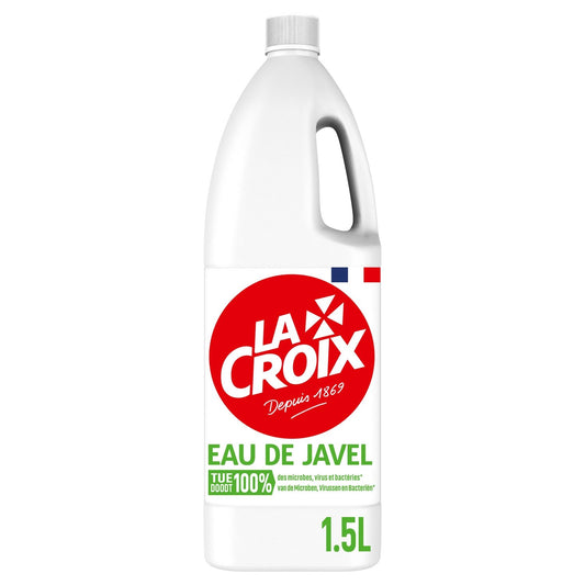 Eau de Javel Désinfectant LA CROIX la bouteille de 1.5L