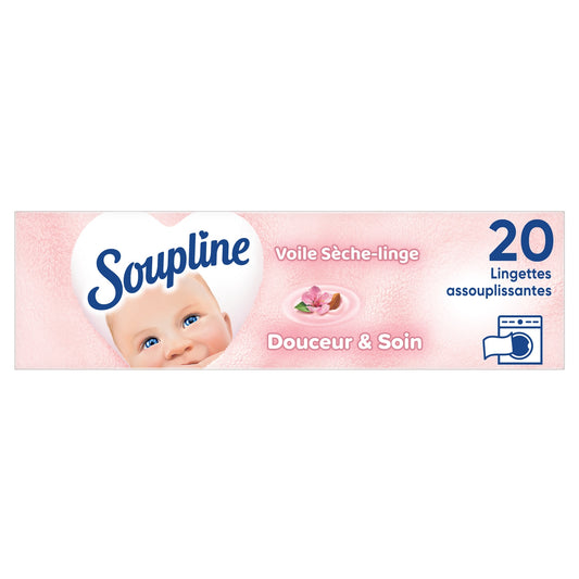 SOUPLINE Softness and Care Fabric Softening Wipes