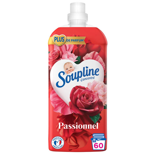 Adoucissant Concentré Ultra Emotion Rose SOUPLINE le flacon de 1.28L
