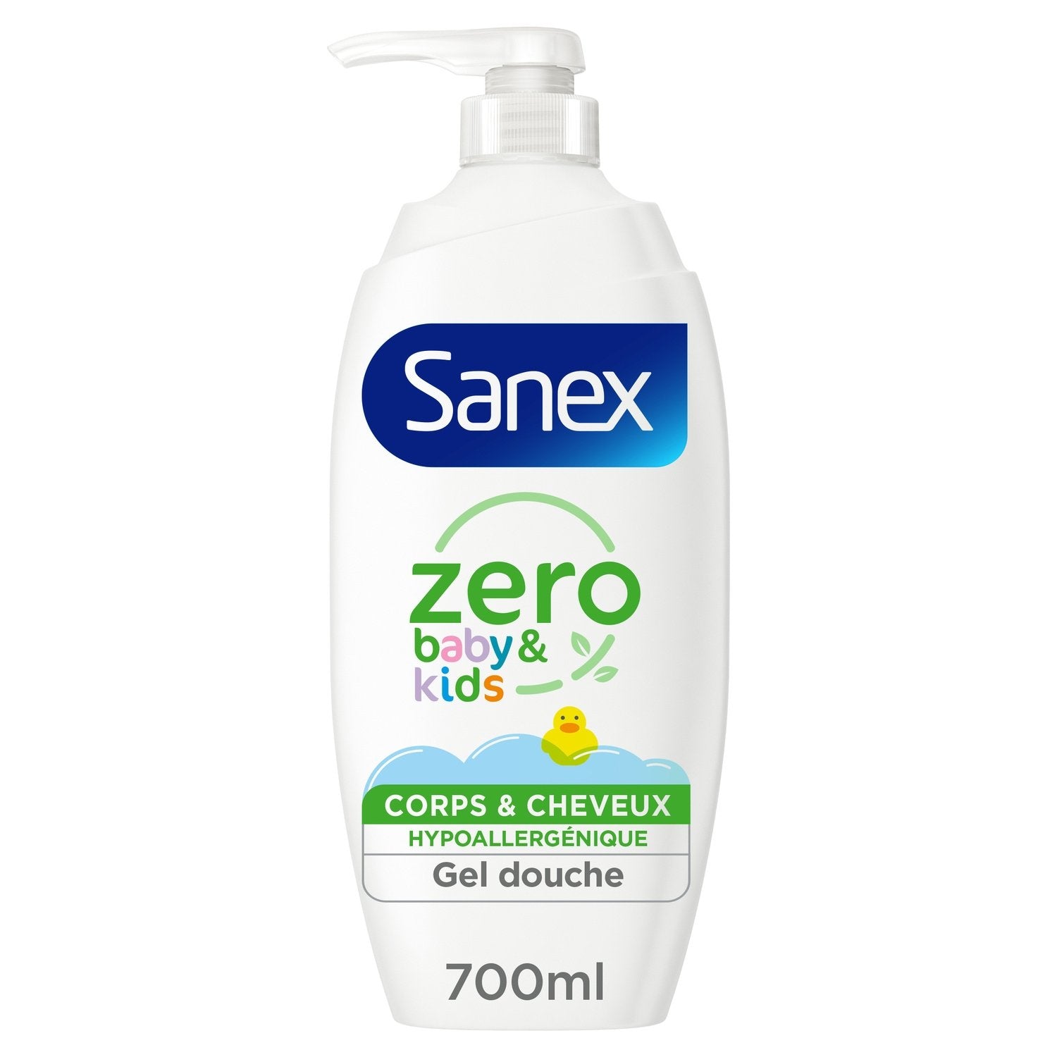 Gel Douche Enfant Corps et Cheveux Hypoallergénique SANEX le flacon de 700mL
