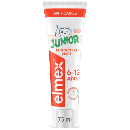 Dentifrice Enfant 6-12 ans Anti-caries fluoré ELMEX 