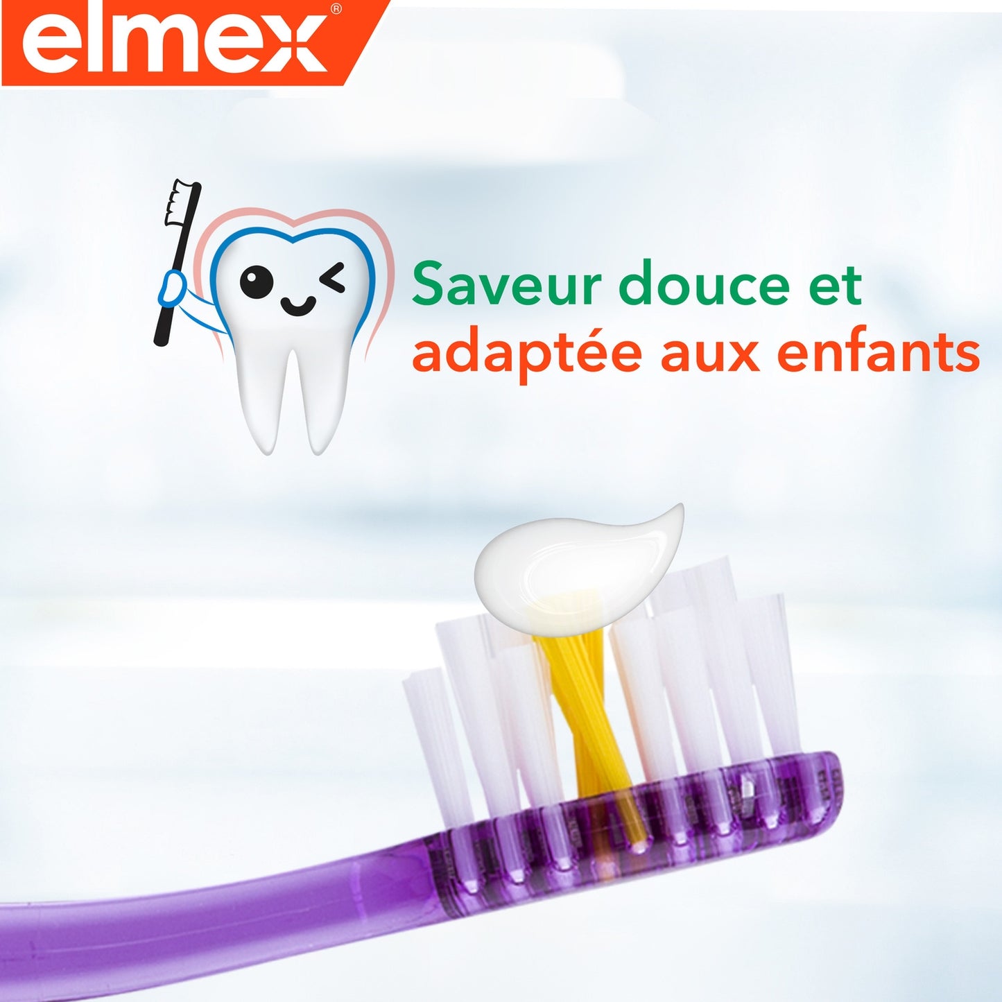 Dentifrice Enfant 6-12 ans Anti-caries fluoré ELMEX 