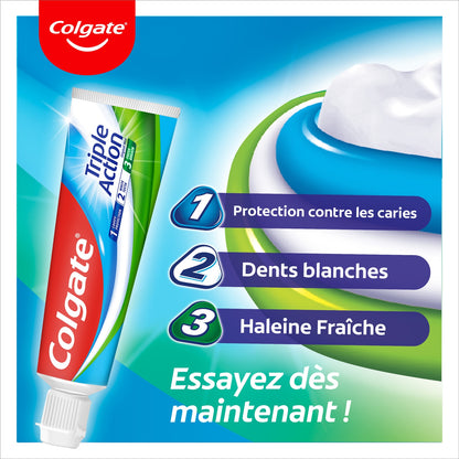 Dentifrice Triple Action Fraîcheur COLGATE